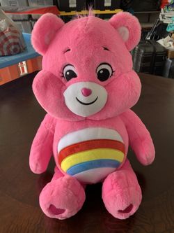 Big 24 Inch Pink Care Bear Stuffed Animal