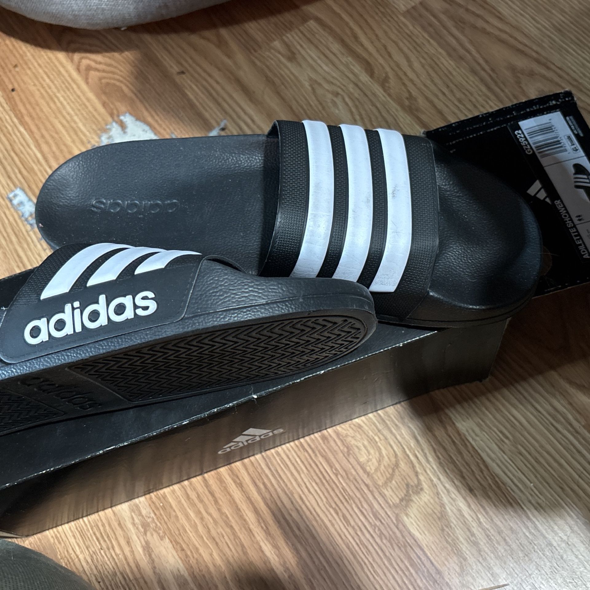 Adidas Slides. Men’s 11s 