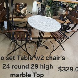 Patio Table W 2 Chairs We are located at 2811 East Bell road. Another Time Around Furniture.
