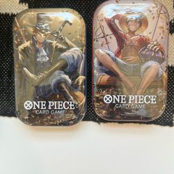 One piece Trading Cards Tin