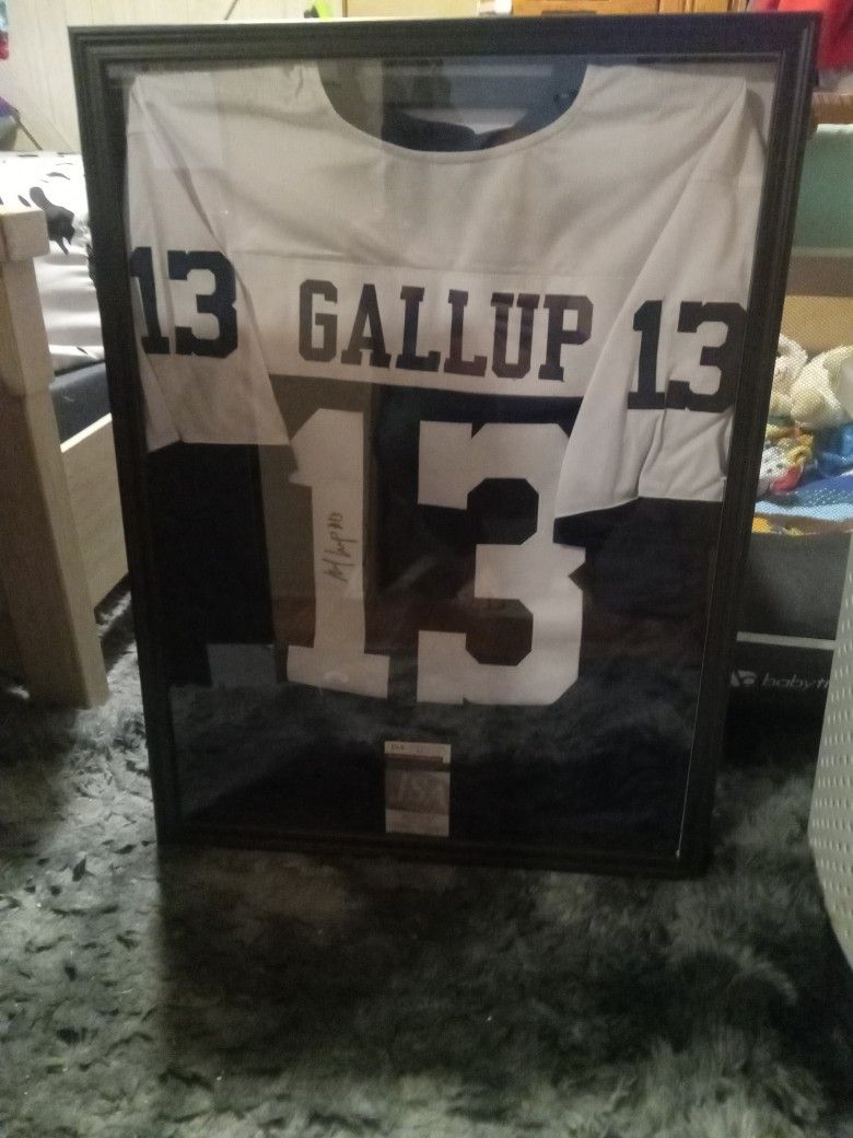 Micheal Gallup Autographed Jersey