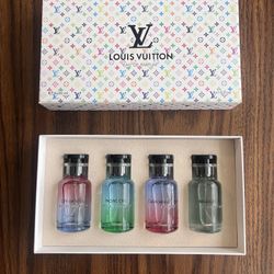🔥【Best gift】LV Authentic Luxury perfume gift set, 4 bottles*30ml, Brand New With Box And Bag