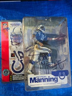 Peyton manning autographed