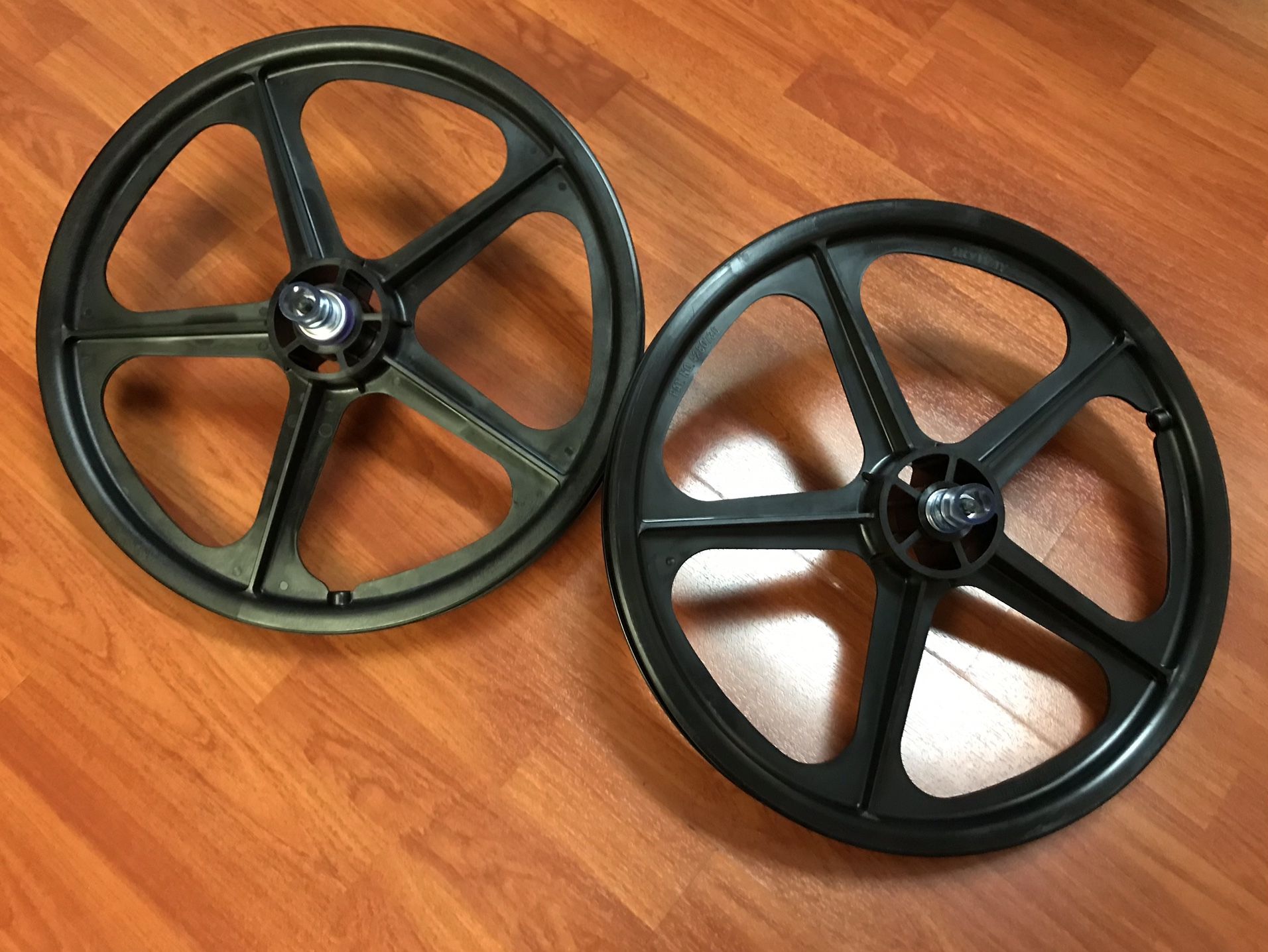 New! 20” Skyway Tuff Mags Wheels (black) Bike Bicycle Bmx Acs Ogk