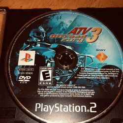 PS2 Game ATV Off-road Fury 3 