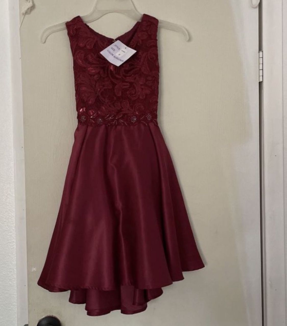 Burgandy Dress