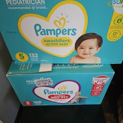 Pampers Diapers Size 3 And 5