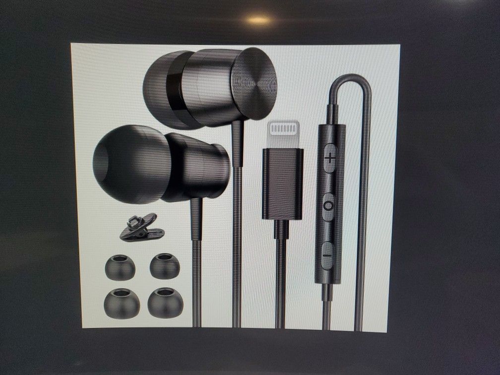 Certified Lightning Headphones For iPhone 11-14 In-Ear Headphones