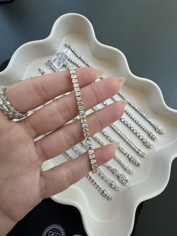 Yellow Gold Tennis Bracelet