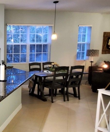 Dining Table And 8 Hardwood Chairs
