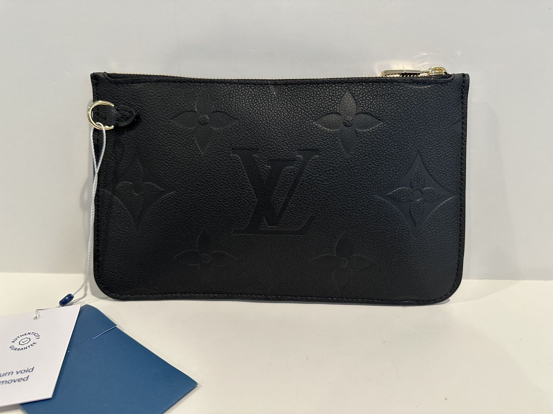 Louis Vuitton Neverfull Pochette Monogram Empreinte Black