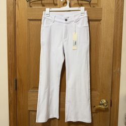 White High-rise Cropped Jegging Pants - Women’s Size Small