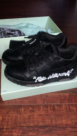 Off White “For Walking” Black and White Shoes