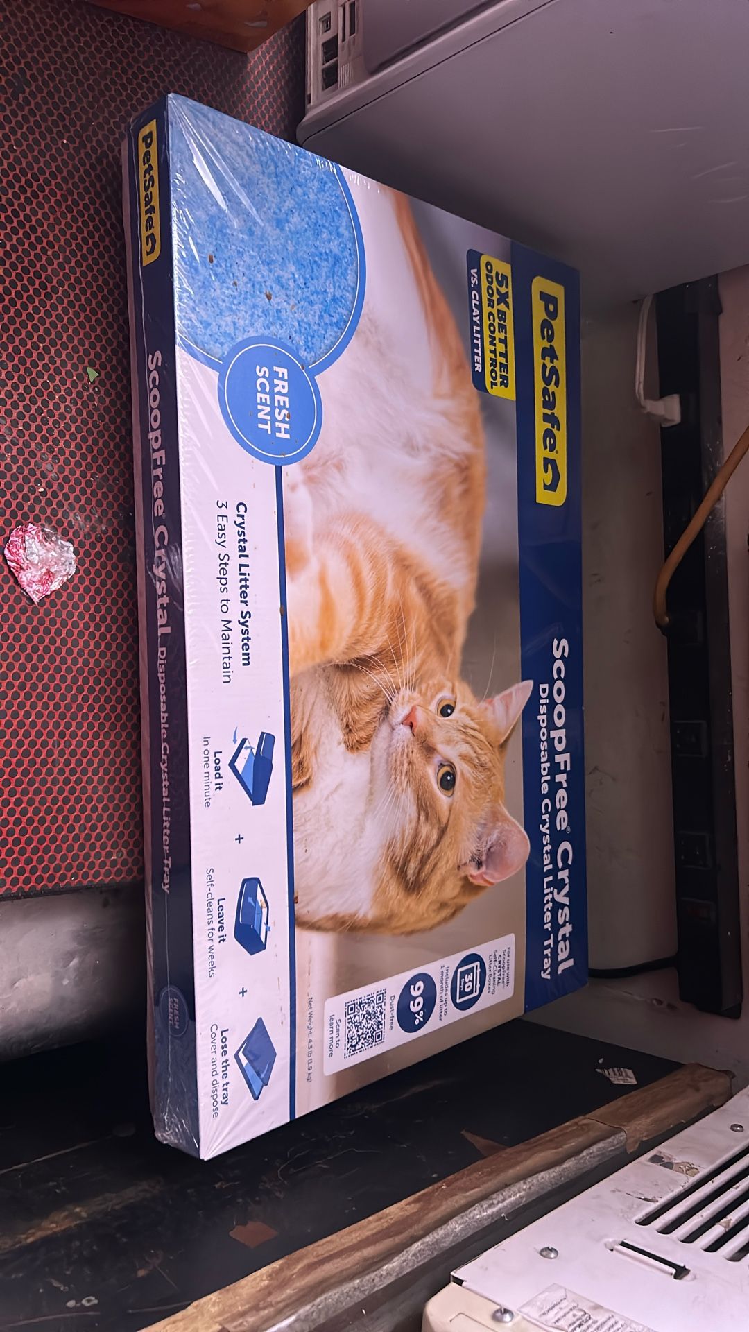 Scoop Free Crystal Litter Tray