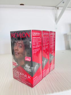 New Three Boxes Of Revlon Hair Color - Black $10 For All