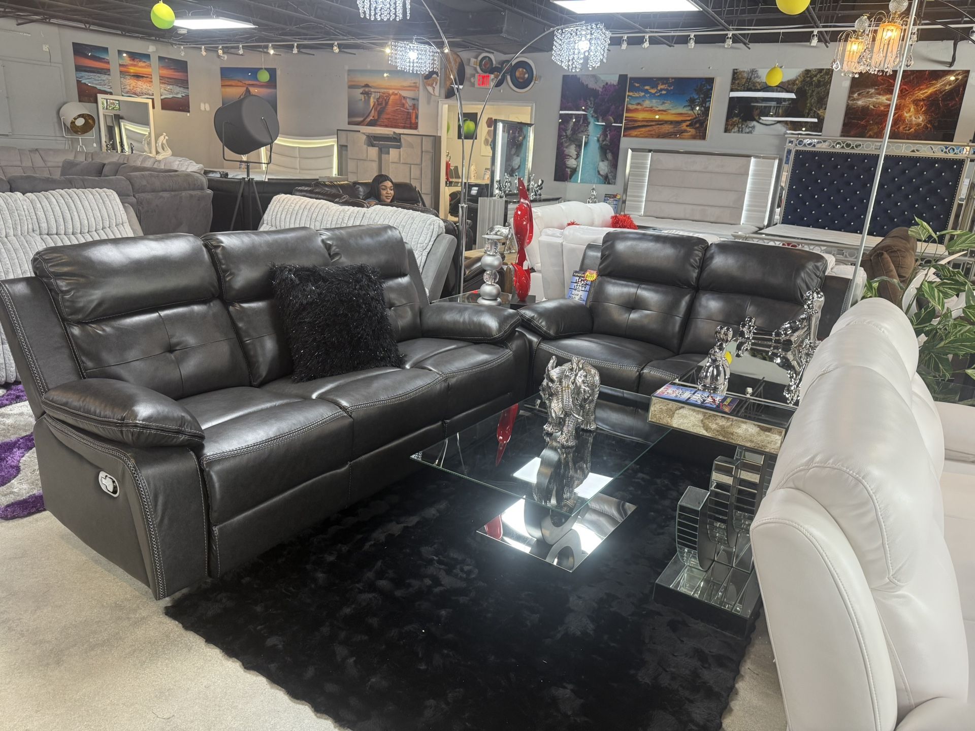 Huge Fathers Day Sale 2 Pc Reclining Sofa And Love Only $999
