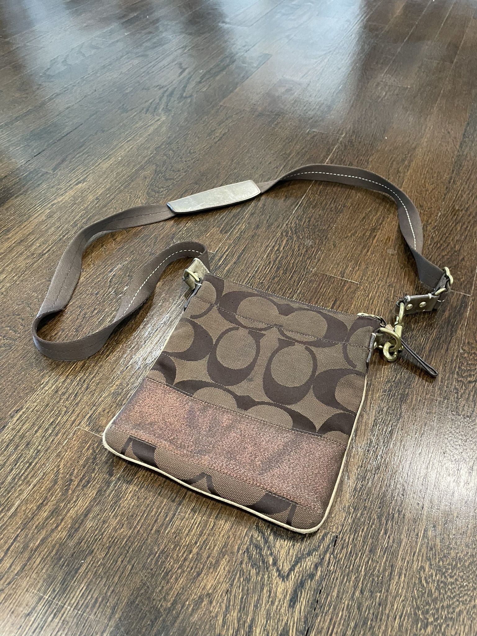 Coach Tan Vintage Crossbody Purse