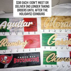 Handmade Wood Key Racks $30 Each Firm (Last One's) Edinburg Pick Up