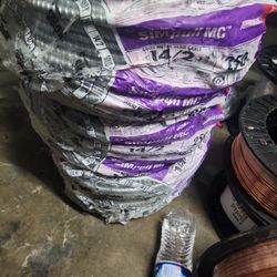 14/2 MC-AL Metal Clad Wire 250ft Roll 