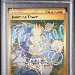 2025 Pokemon DRI EN Jamming Tower Hyper Rare PSA 10 Gem #243