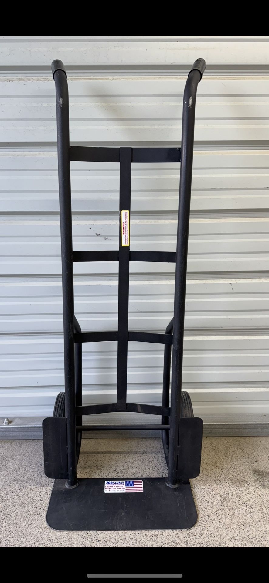 Milwaukee 1,000 lbs. Capacity 2-Wheel Heavy-Duty Dual-Handle Hand Truck