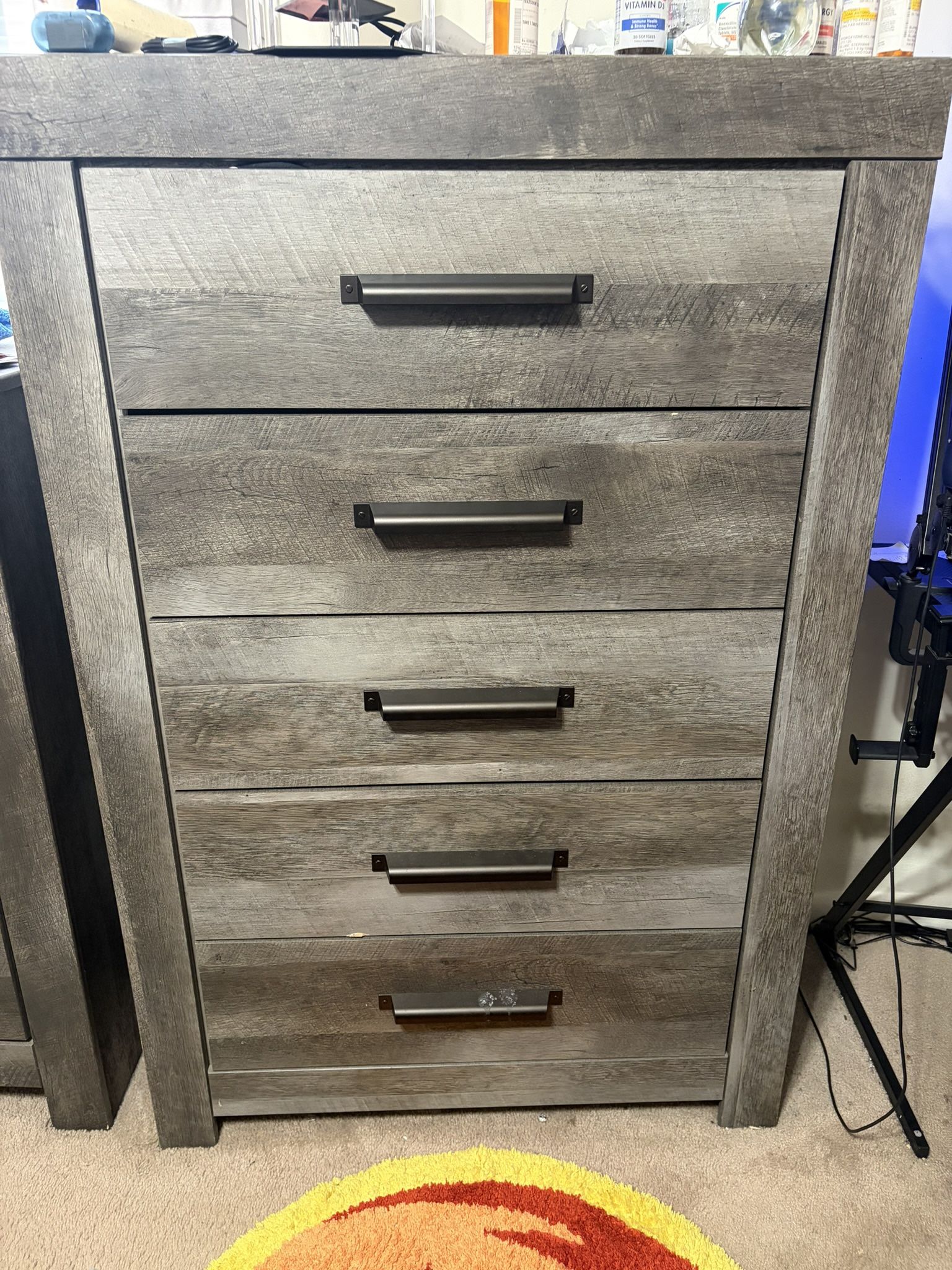 Furniture Bedroom Set With Firm Mattress Included.