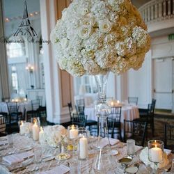 Bases Center piece Wedding Crystal 