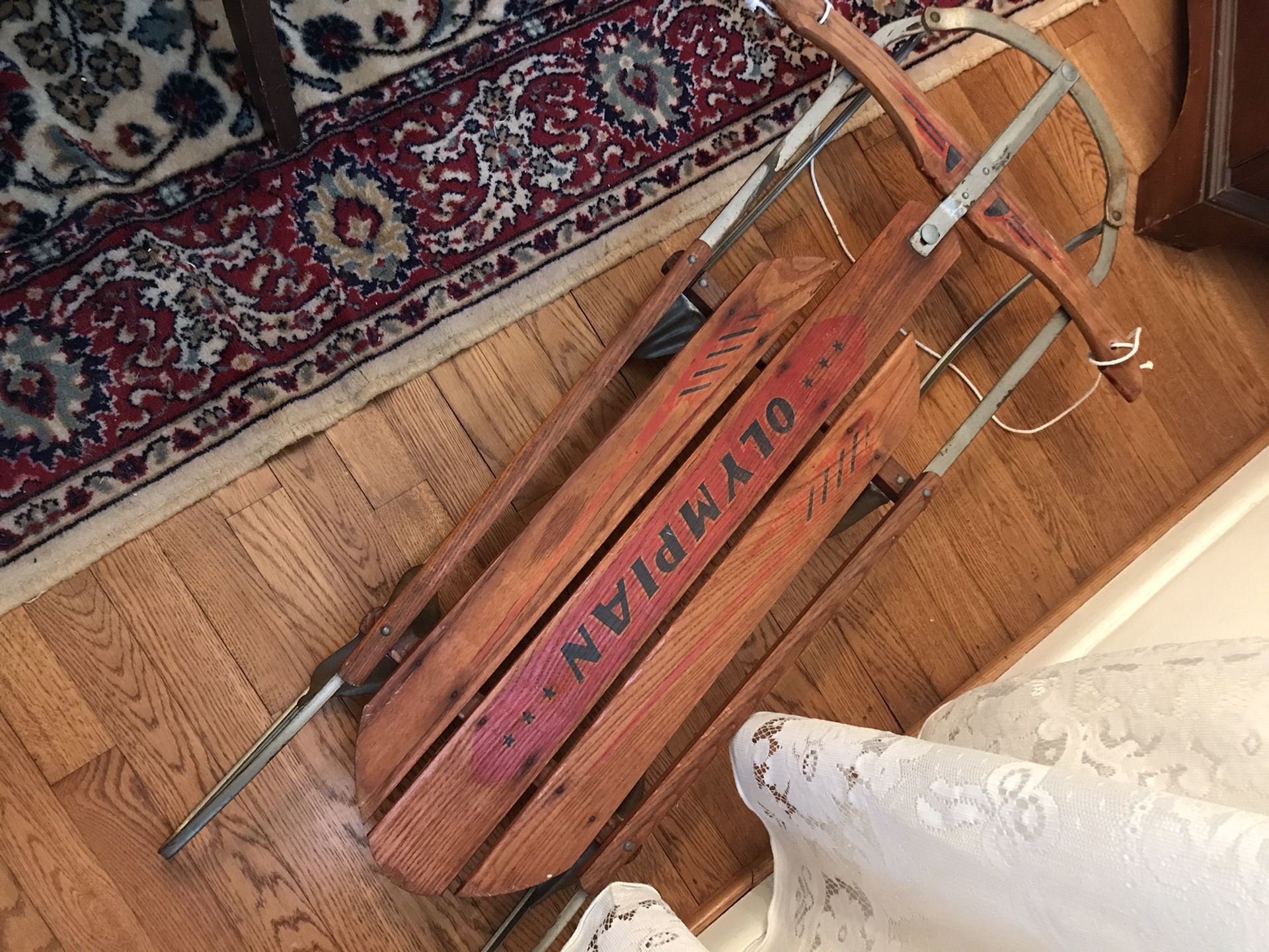 Vintage Olympian Sled - For Sledding And Decor Ideas