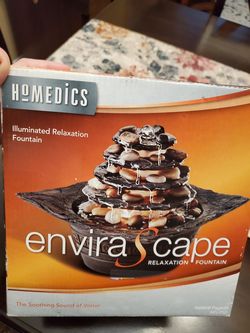 Relaxation electric water fountain .