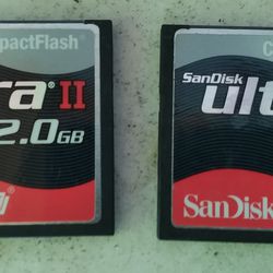 2GB CompactFlash Memory Cards SanDisk UltraII (2)