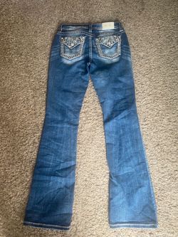 Miss Me Bootcut Jeans with Embellished Pockets