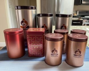Teavana Tea Tins 