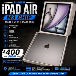 Apple iPad Air 11” M3 (256GB, Wi-Fi) – Space Gray 🔥