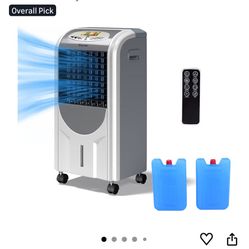 COSTWAY 5-in-1 Portable Air Cooler + Heater