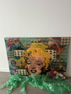 Large Marilyn Monroe Pop Art Canvas