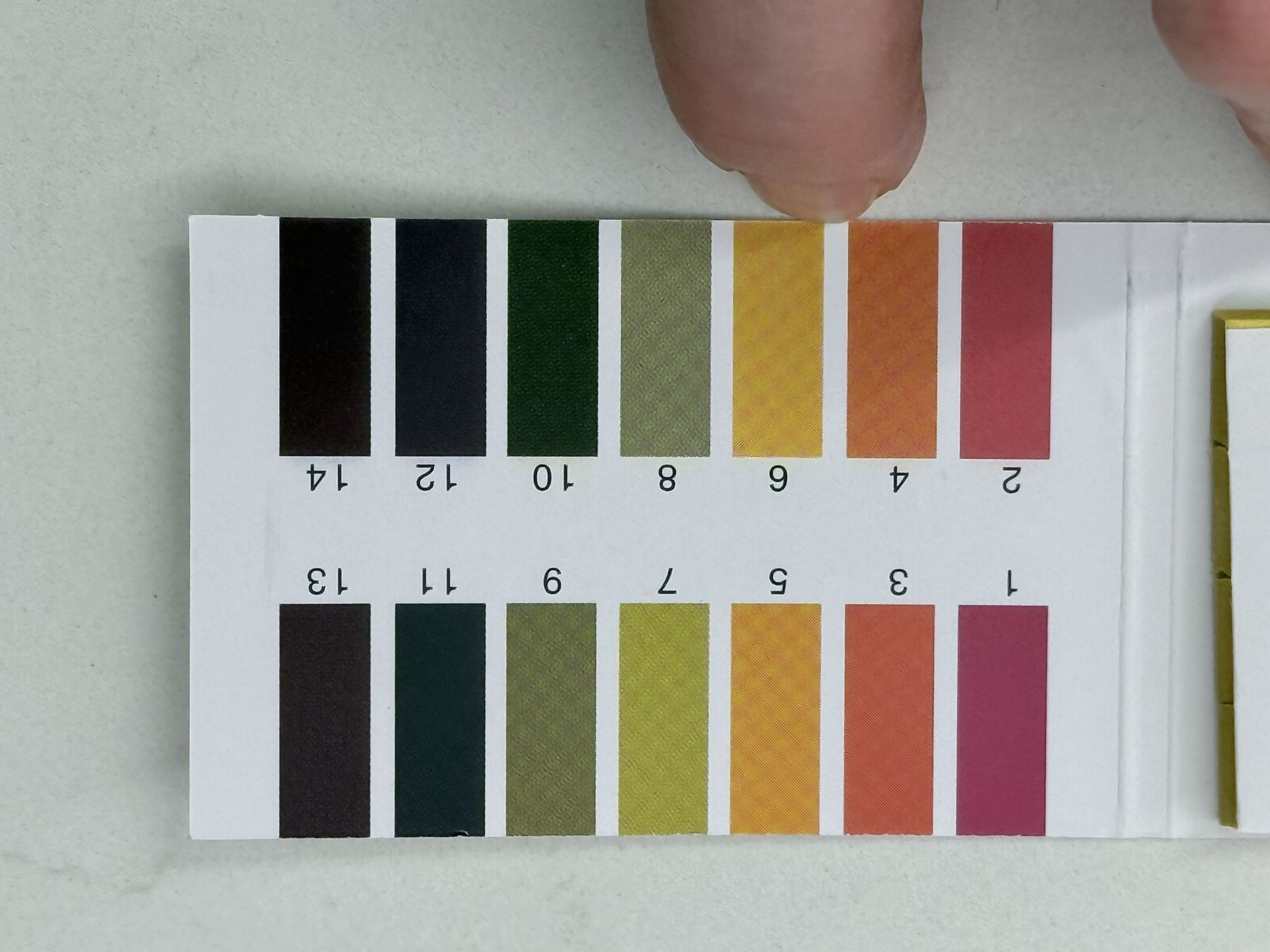 New used 1 piece  pH1-14 universal indicator paper