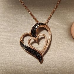 Zales Certifed Heart Pendant 
