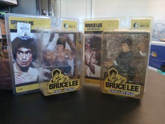 Bruce Lee Fan Atiks Figures MOC