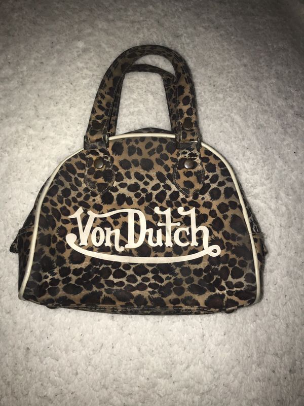 von dutch purse white
