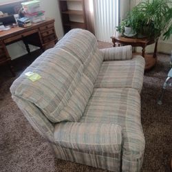Vintage  Reclining Loveseat