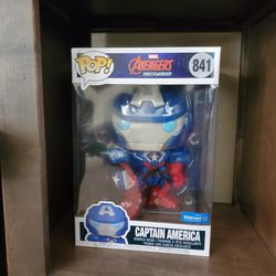 Avengers Captain America JUMBO POP! #841 Walmart EXCLUSIVE 