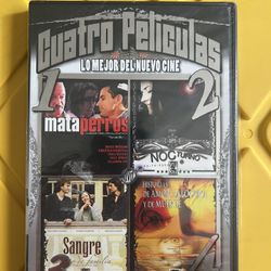 Cuatro Peliculas DVD New