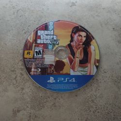 Never Used PS4 Grand Theft Auto CD