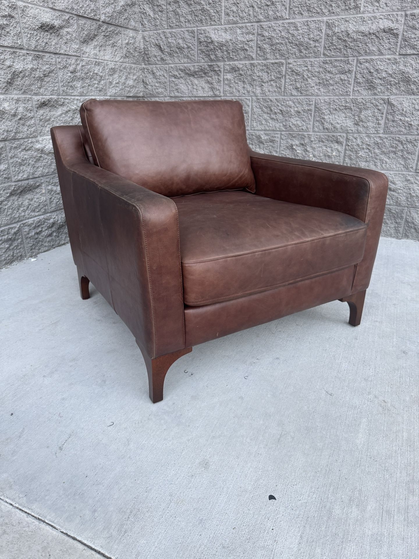 Sorento Brown Leather Sofa