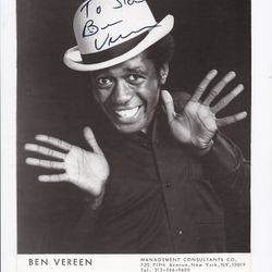 1977 press photo Ben Vereen 8x10 autographed | Signed to Stan original  