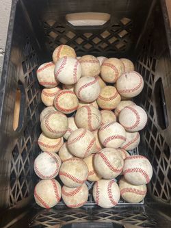 Leather Baseballs 40 balls $2.50 a ball price is non-negotiable