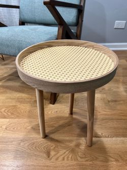Decorative Rattan side table