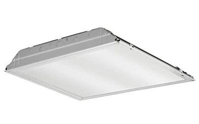 Lithonia Lighting 2GTL2 A12 120 LP840 4000K Contractor Select White LED Lay-in Troffer Light with Prismatic Lens 2 x 2' White