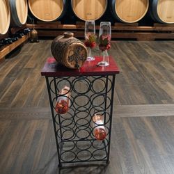 Solid Wood Wine Rack