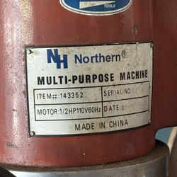 Northern Industrial Lathe, Milling, and Drilling Machine